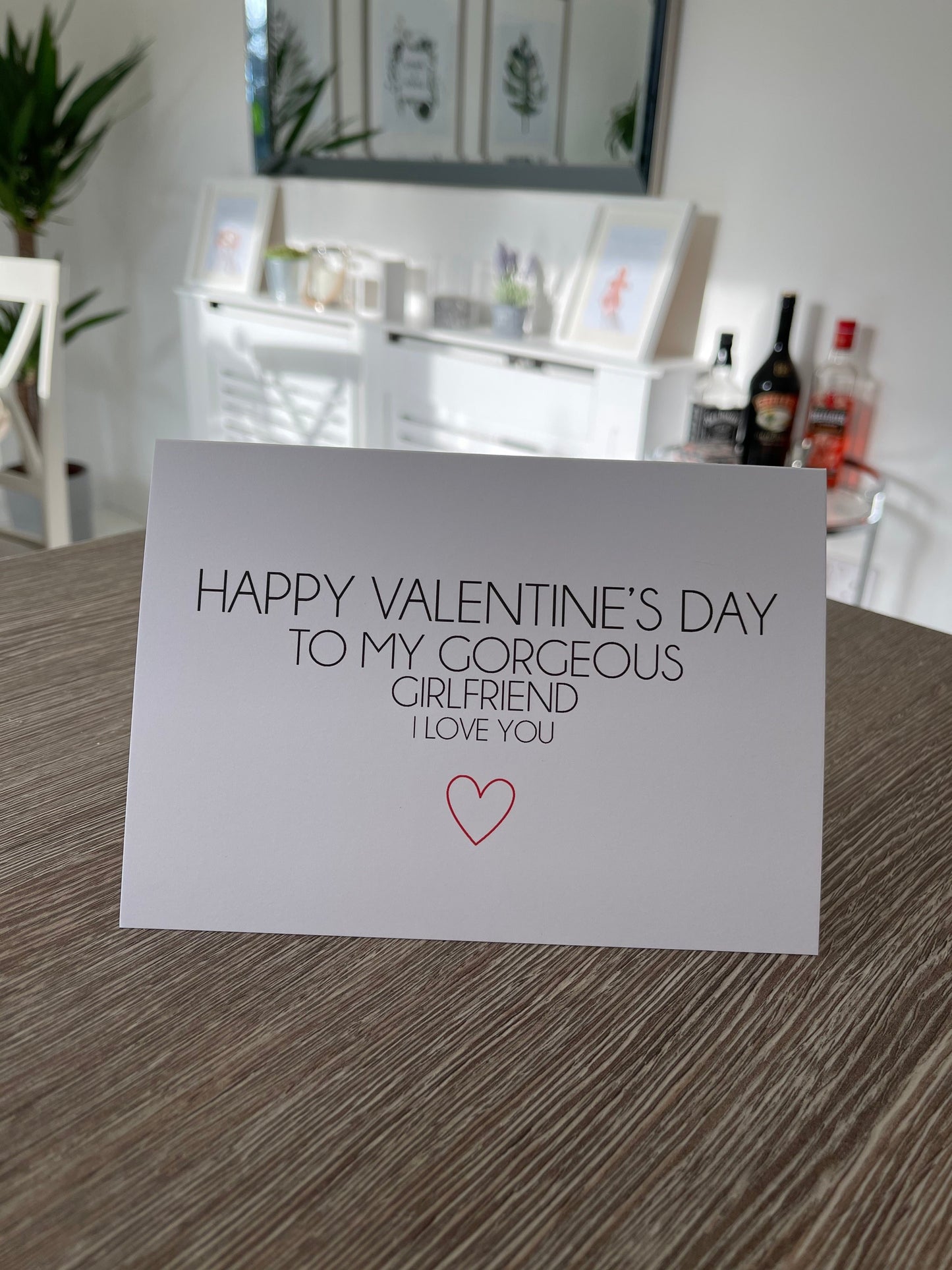Happy Valentines Gorgeous Valentines Day Funny Humorous Hammered Card & Envelope-0